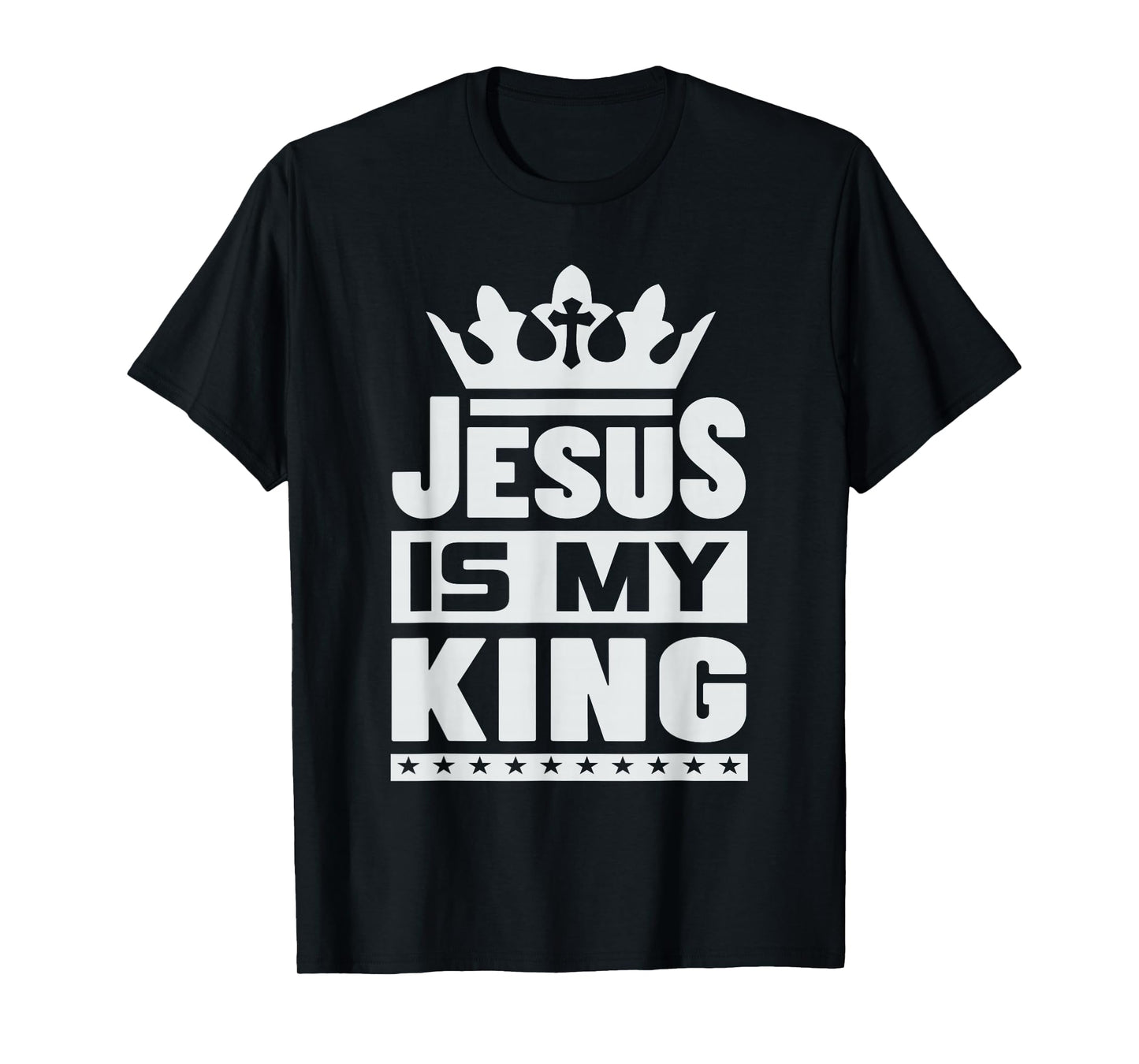 Jesus is My King – Bold Faith and Strength Design T-Shirt