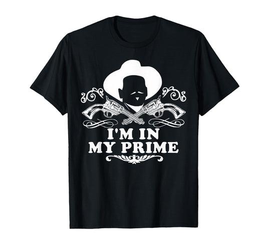 Doc Holliday Cowboy Prime Quote Western Mustache T-Shirt