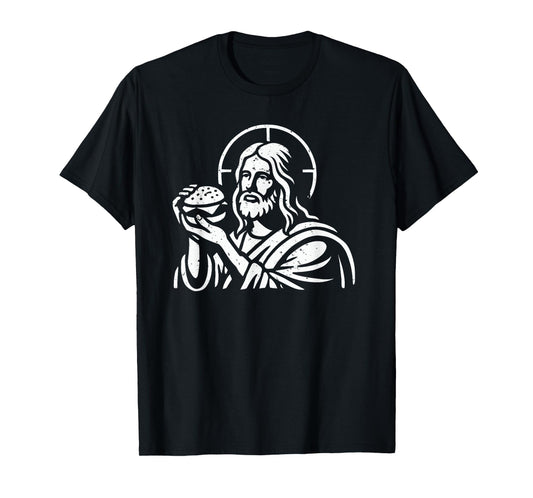 jesus funny christian cheeseburger cheesusburger novelty T-Shirt