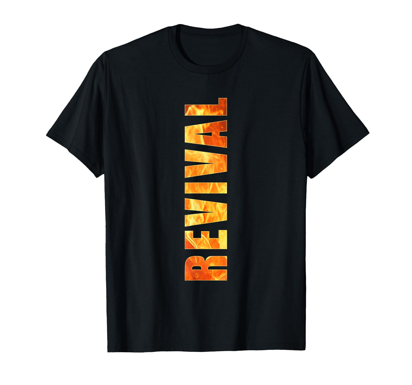 Christian Faith Revival Fire – Born-Again Church Graphic T-Shirt