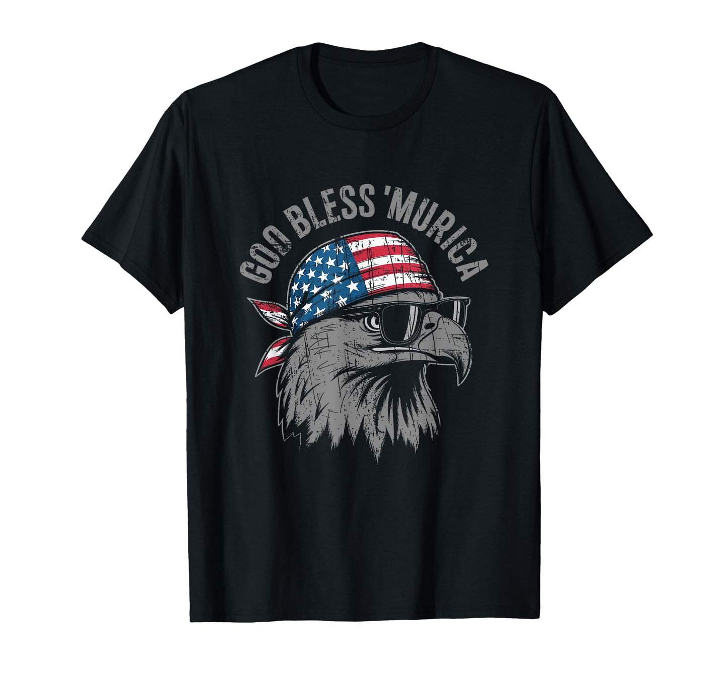 USA Patriotic God Bless Murica T-Shirt