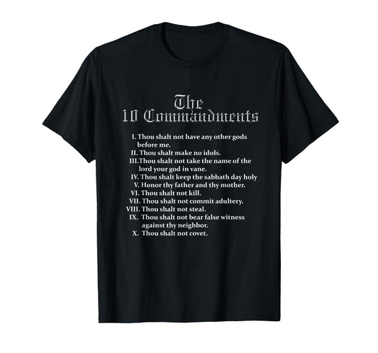 10 Commandments T-Shirt