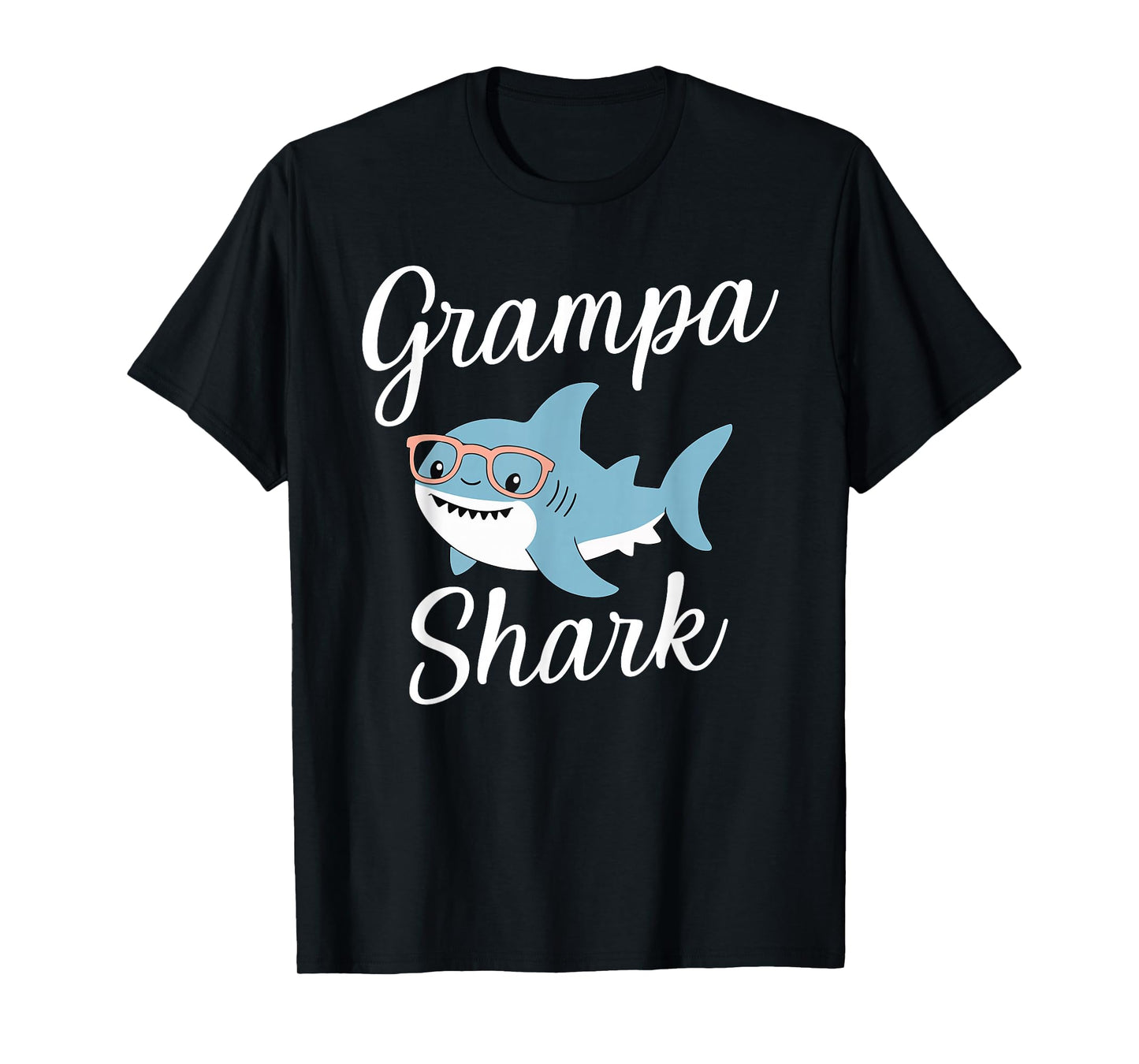 Grampa Shark Funny Matching Family Grandpa T-Shirt