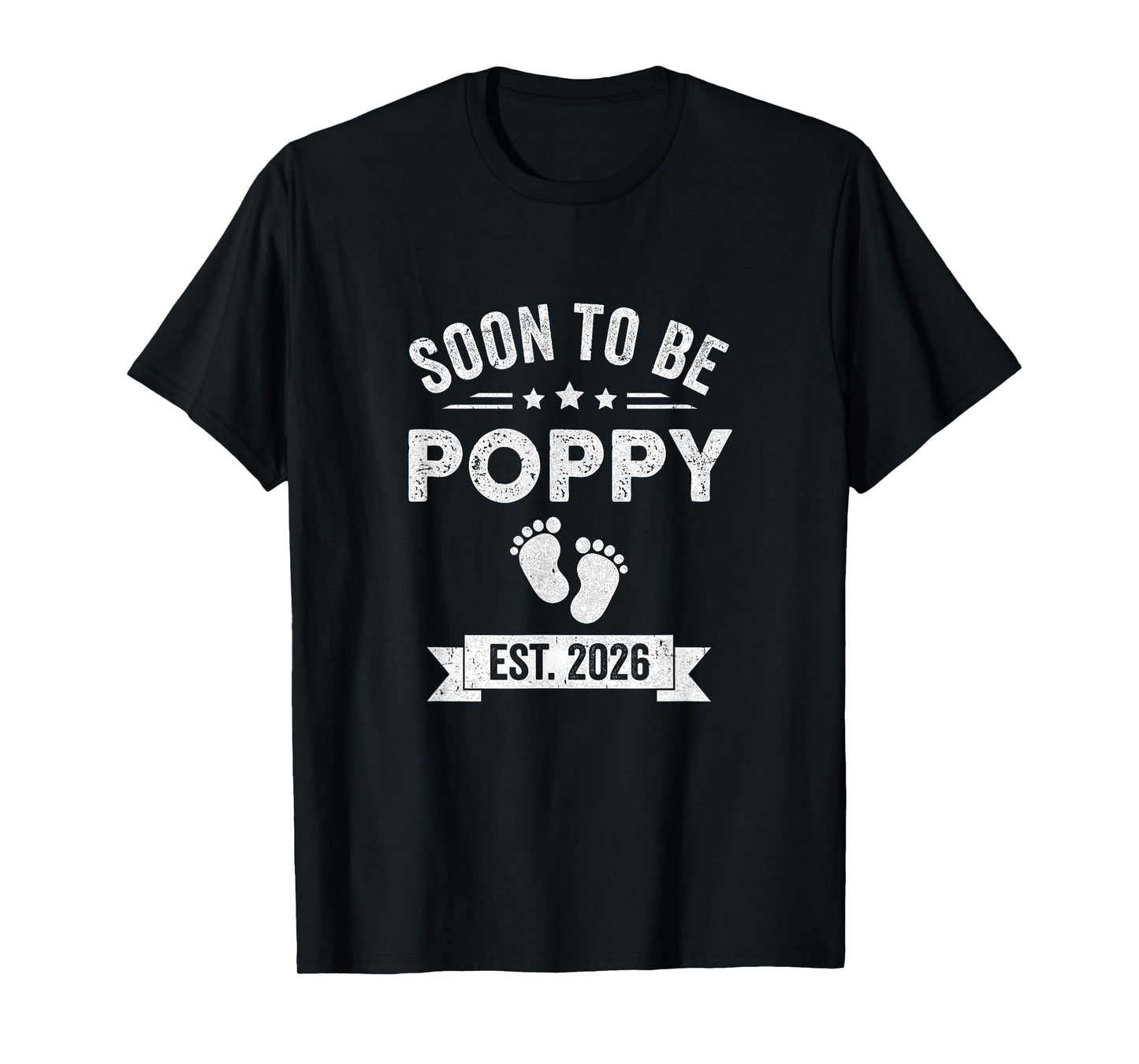 Soon To Be Poppy 2026 Fathers Day First Time Poppy T-Shirt