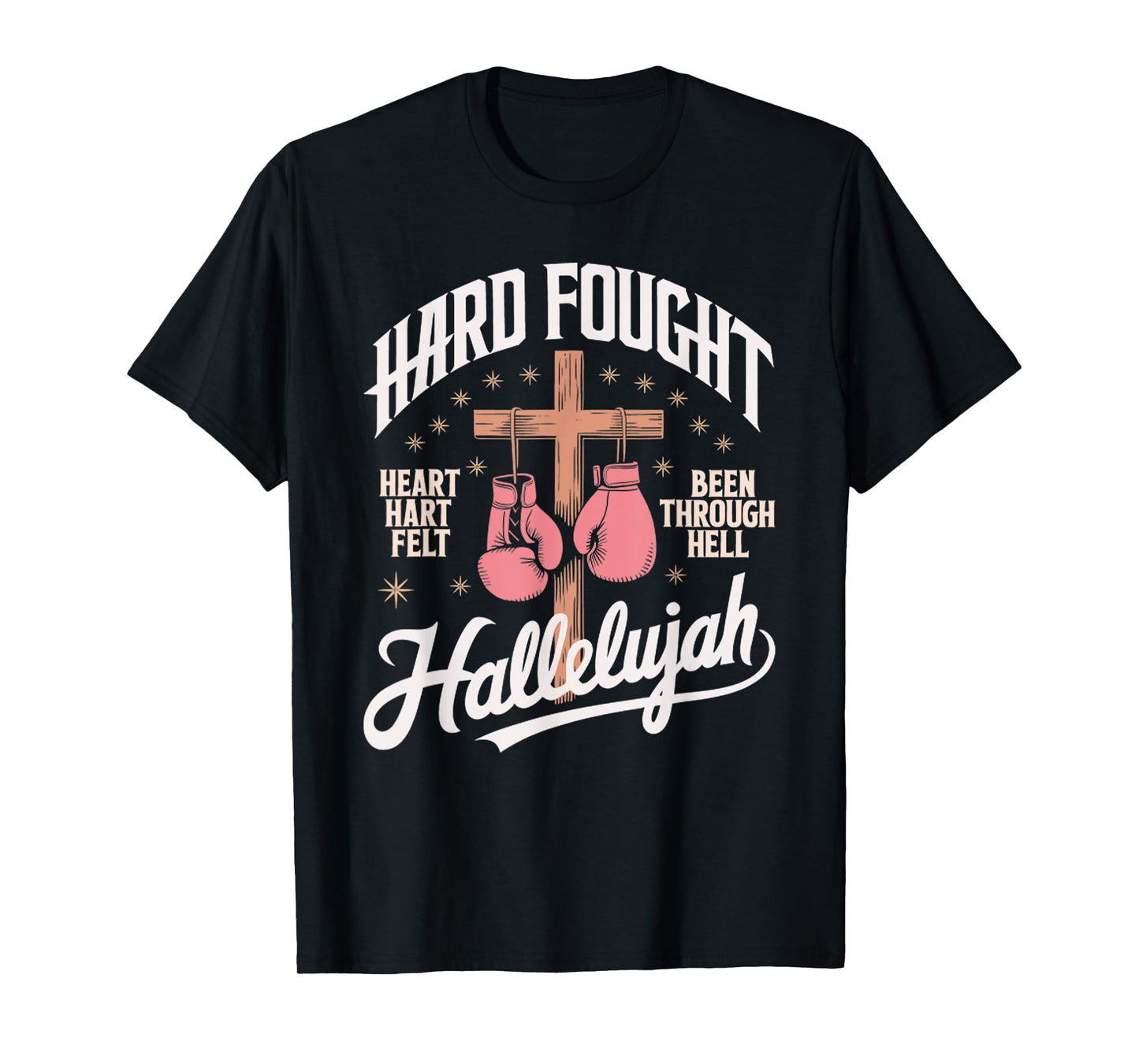 Funny Brandon Hard Fought Hallelujah Praise Jesus T-Shirt