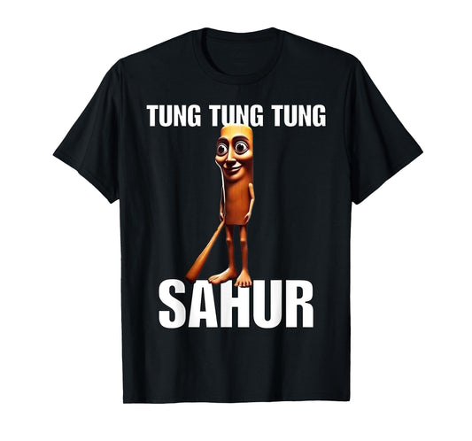 Funny tung tung tung sahur italian brainrot gen z T-Shirt