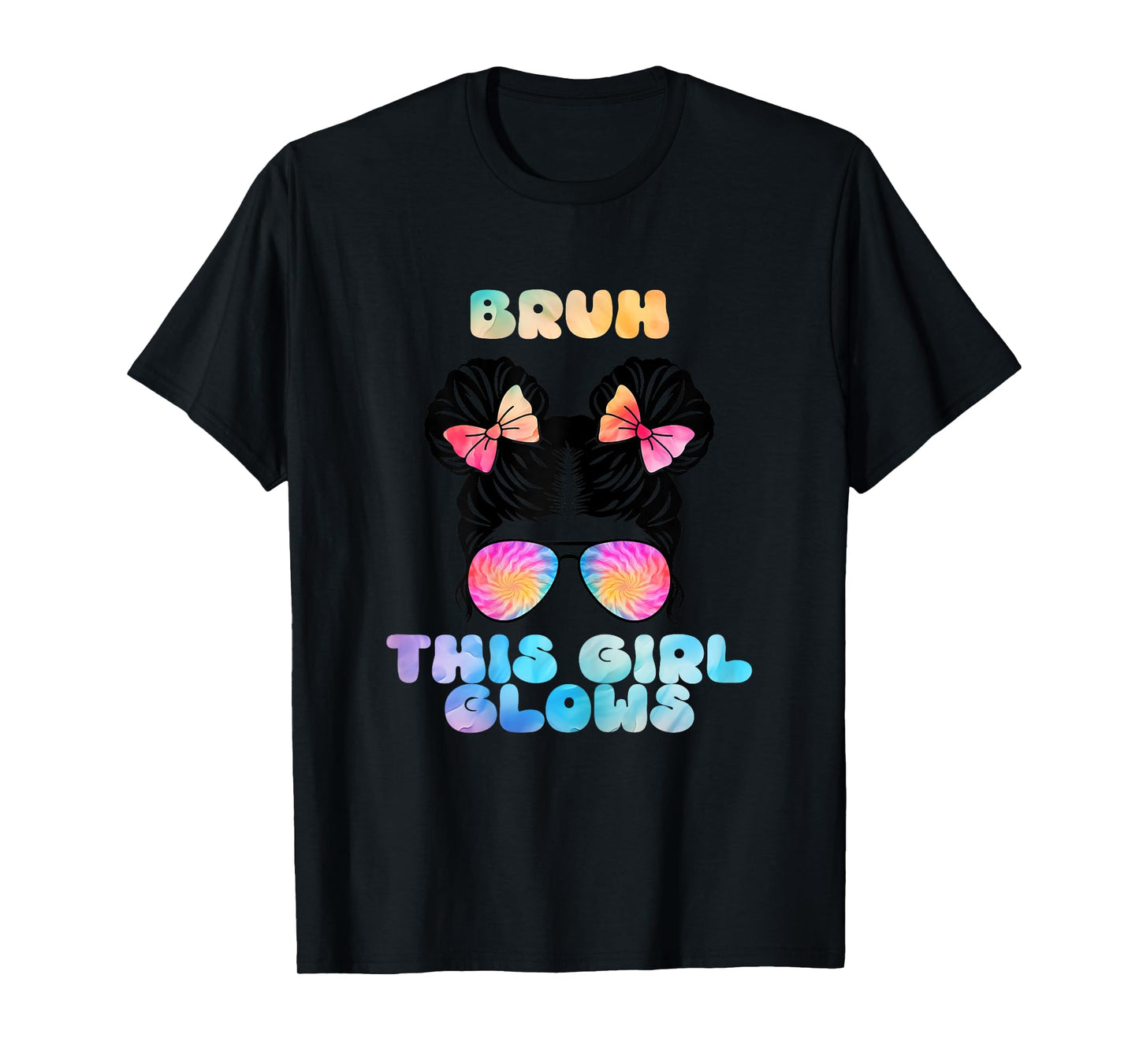 This Girl Is Positive And Tie Dye On Birthday 80's And 90's T-Shirt