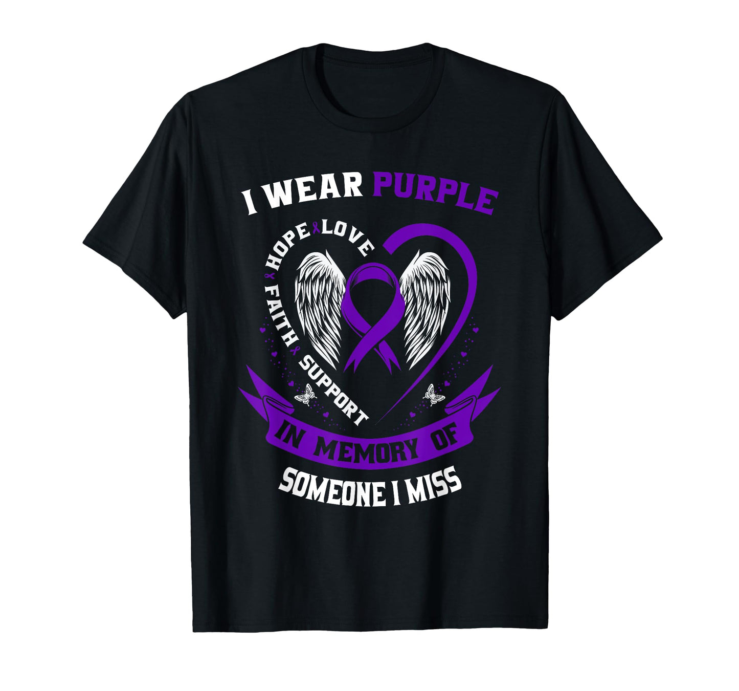 Pancreatic Cancer Awareness Shirt Someone I Miss Memorial T-Shirt