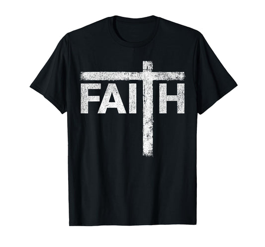 Christian Faith & Cross Tee - Christian Faith T-Shirt
