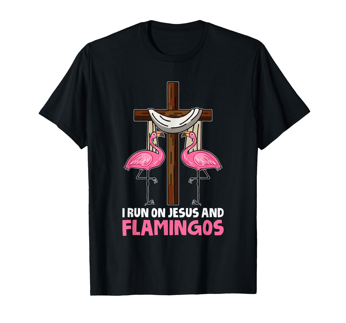 Christianity Cool - Jesus Bible Religion Christian Flamingo T-Shirt
