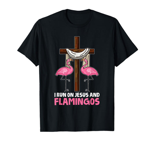 Christianity Cool - Jesus Bible Religion Christian Flamingo T-Shirt