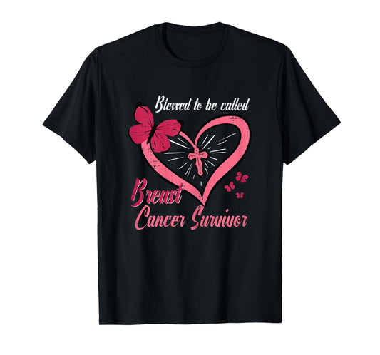 Blessed To Be Called Breast Cancer Survivor Christian Women T-Shirt