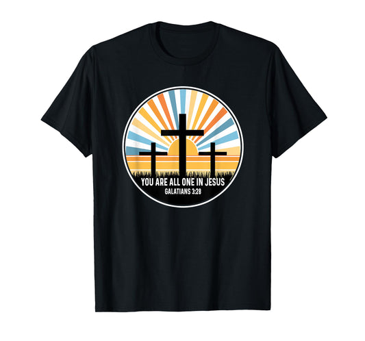 Galatians 3:28 3 28 God Jesus Religious Quote Christian T-Shirt