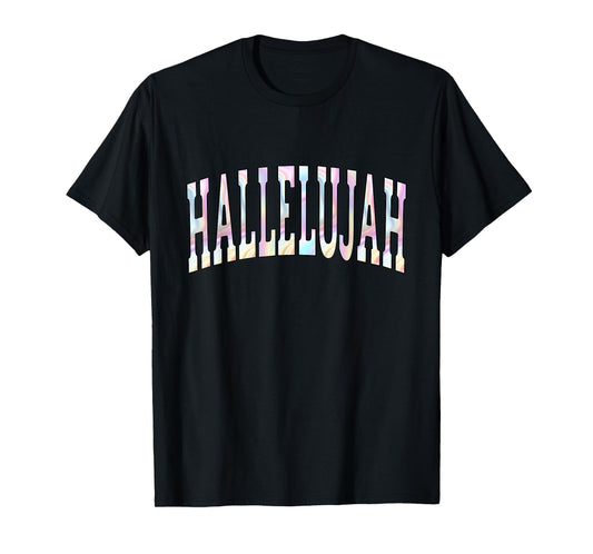 Hallelujah Christian Faith Jesus Religious Praise T-Shirt