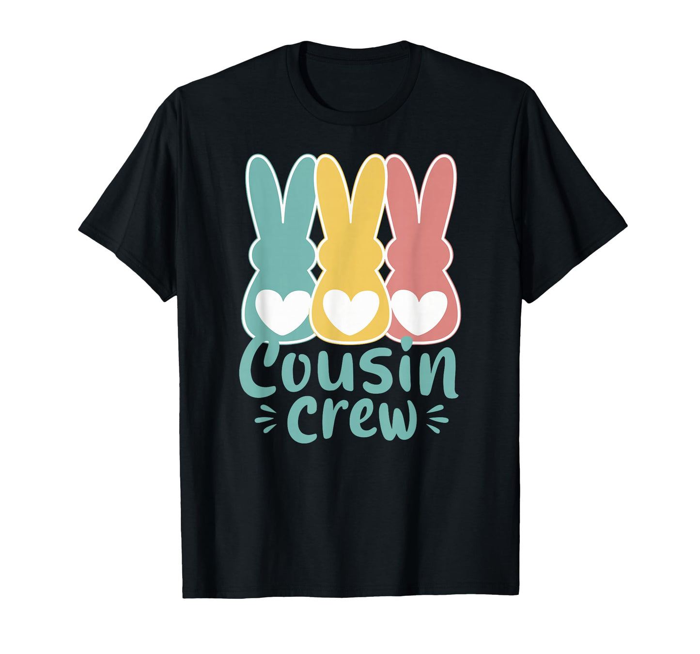 Easter Cousin Crew Squad Family Matching Bunnies Toddler Kid T-Shirt