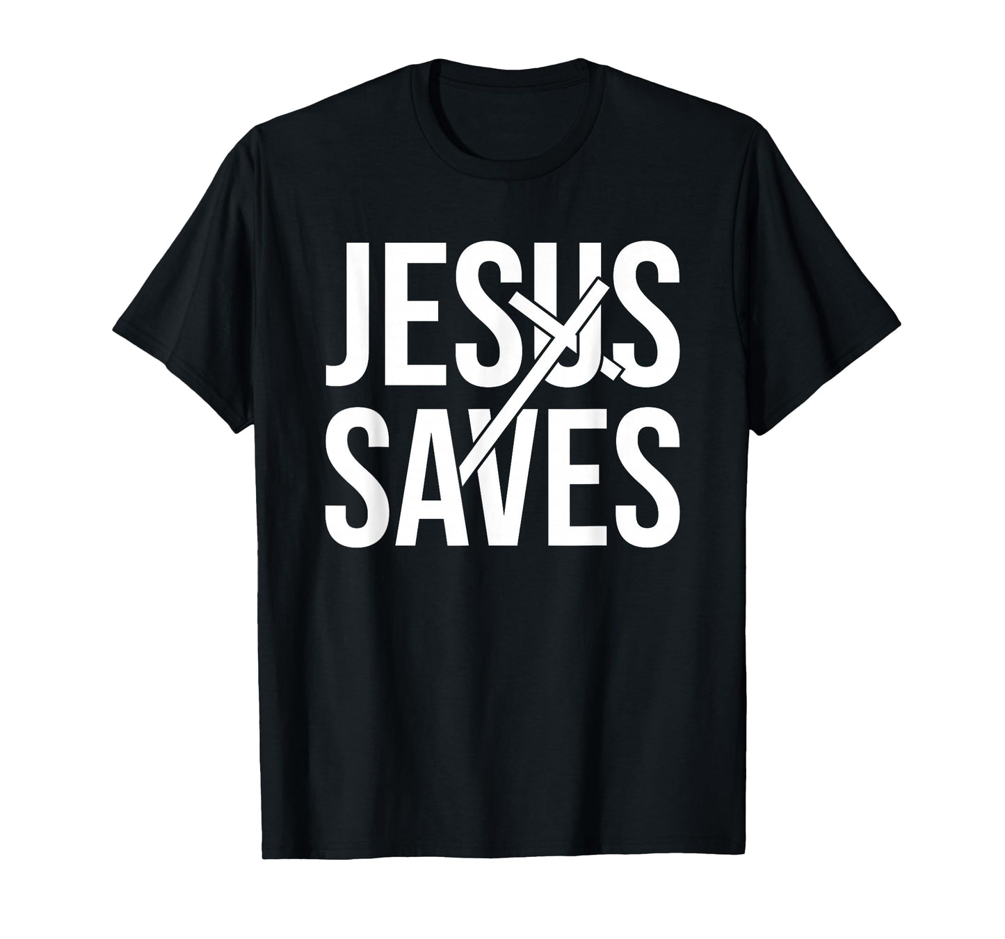 Cute Jesus Saves Christian - Inspirational Religious Faith T-Shirt