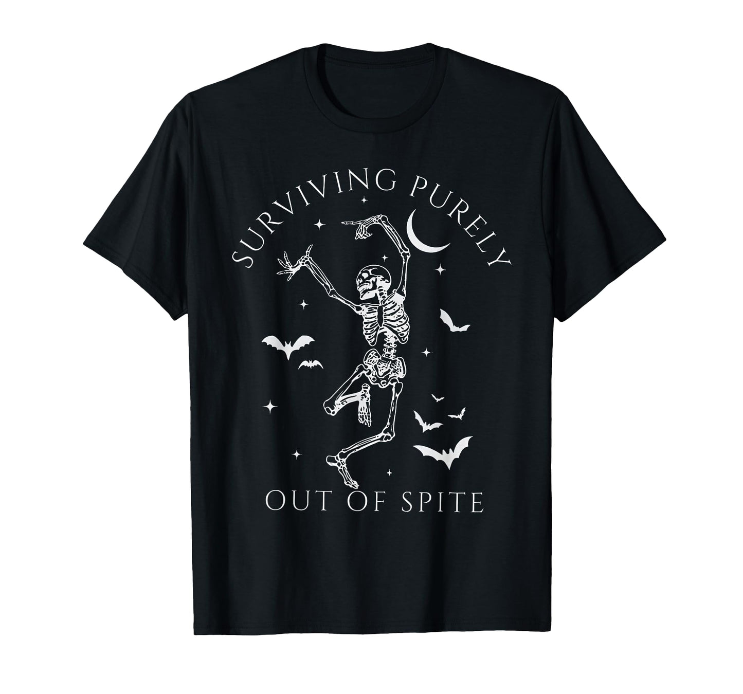Surviving Purely Out of Spite Halloween Protest Political T-Shirt
