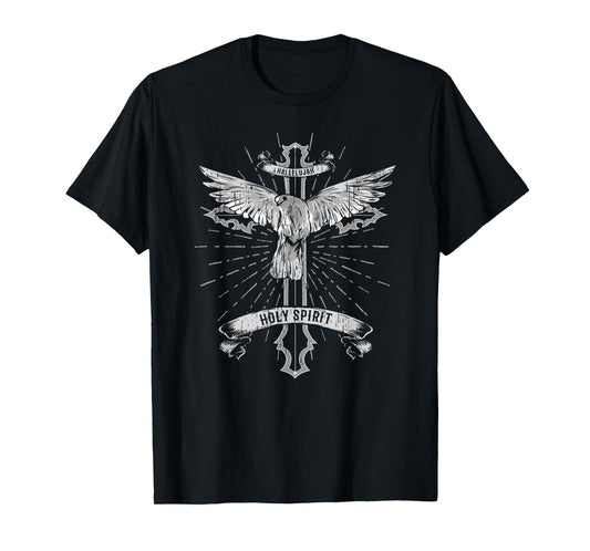 Dove holy spirit, peace church christ cross, gift T-Shirt