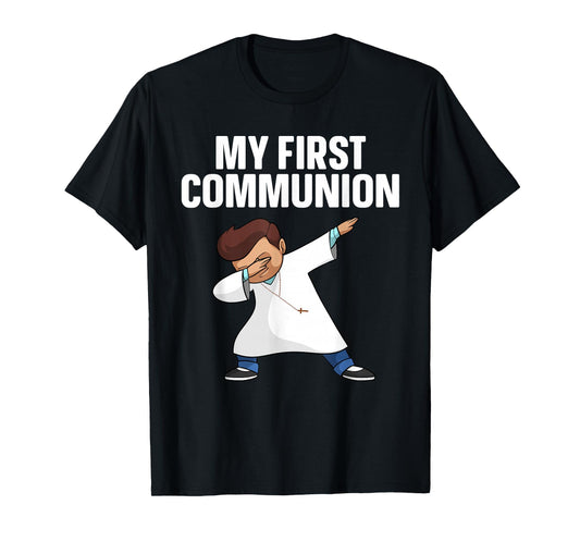 First Communion Art For Boys Girls Kids 1st Holy Communion T-Shirt
