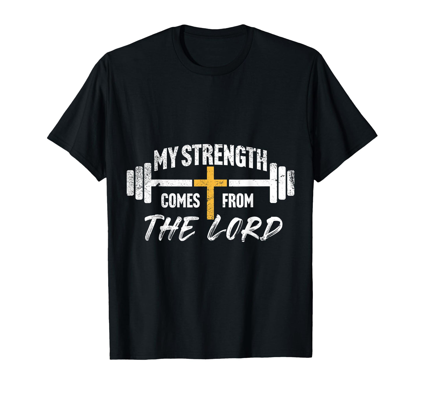 My Strength Christian Men Bible Verse Gym Workout T-Shirt