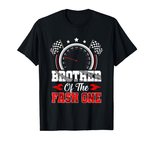 Brother Of The Fast One 1St Birthday Racing Car Family T-Shirt