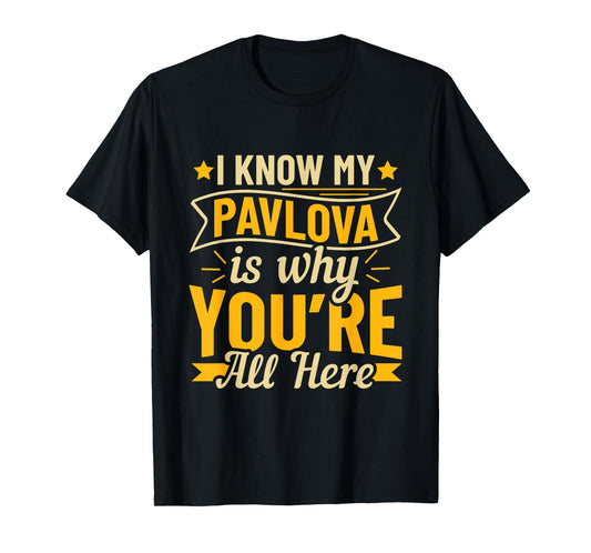 Funny Pavlova Comfort Food Quote T-Shirt