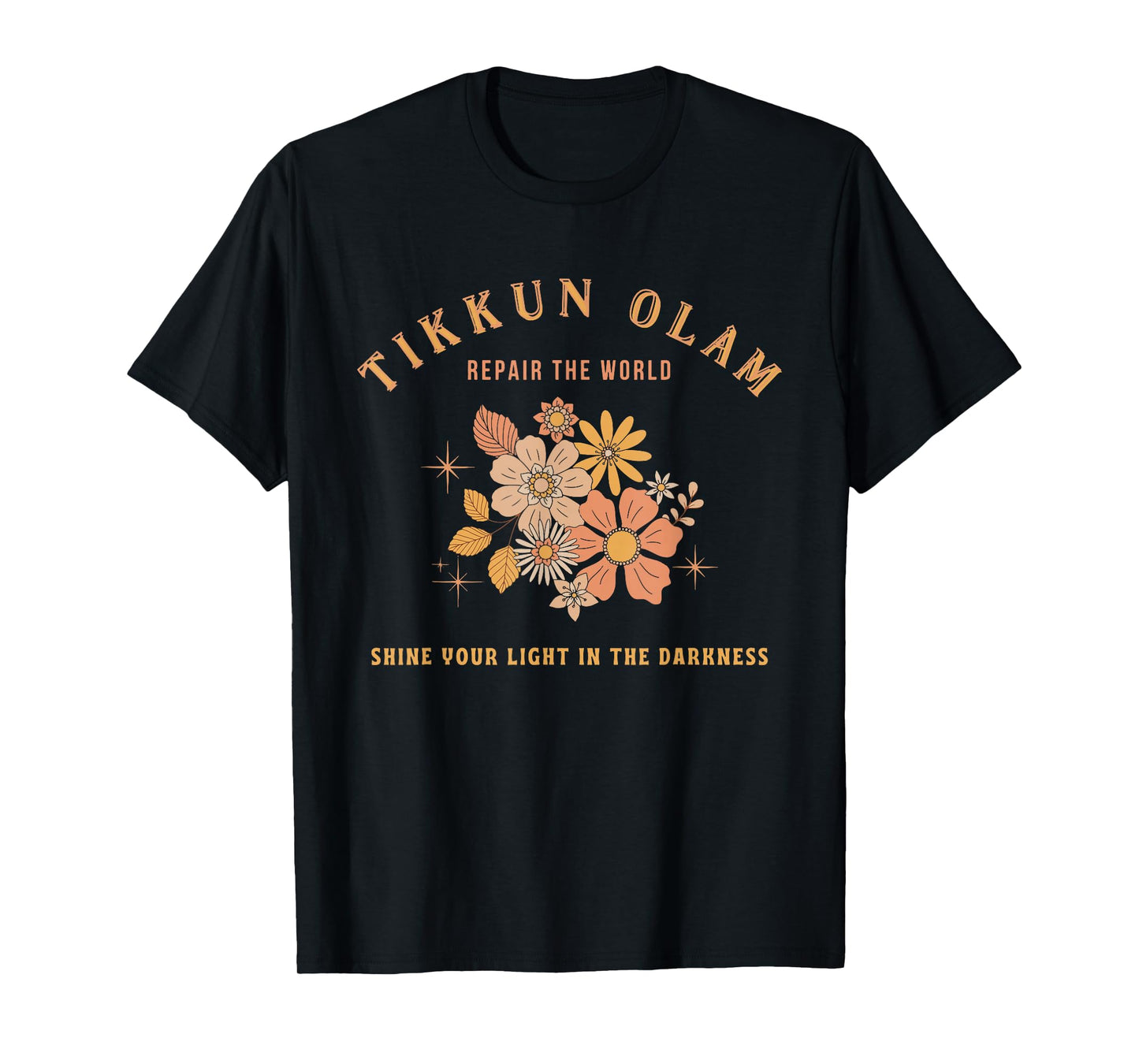 Tikkun Olam Hebrew Fix the World Shalom T-Shirt