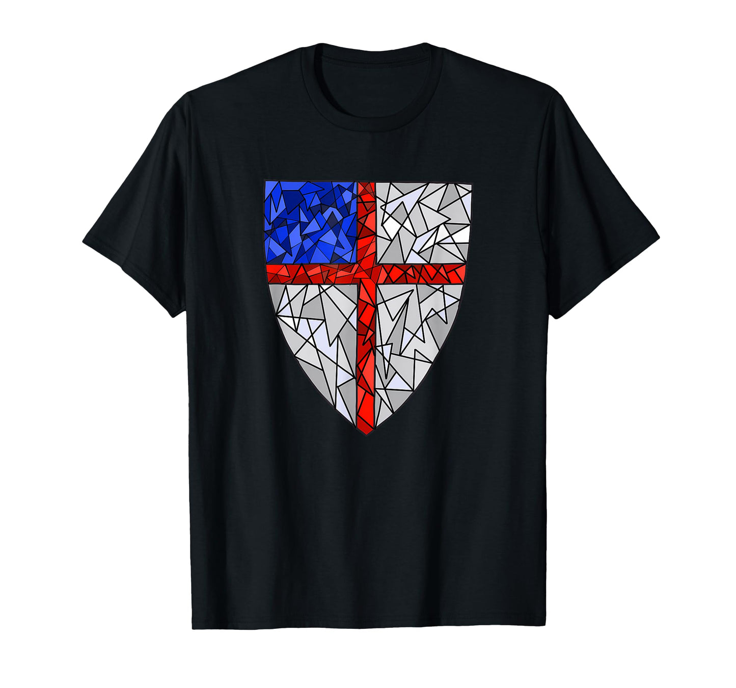 Funny Episcopal Shield Geometric Christian T-Shirt