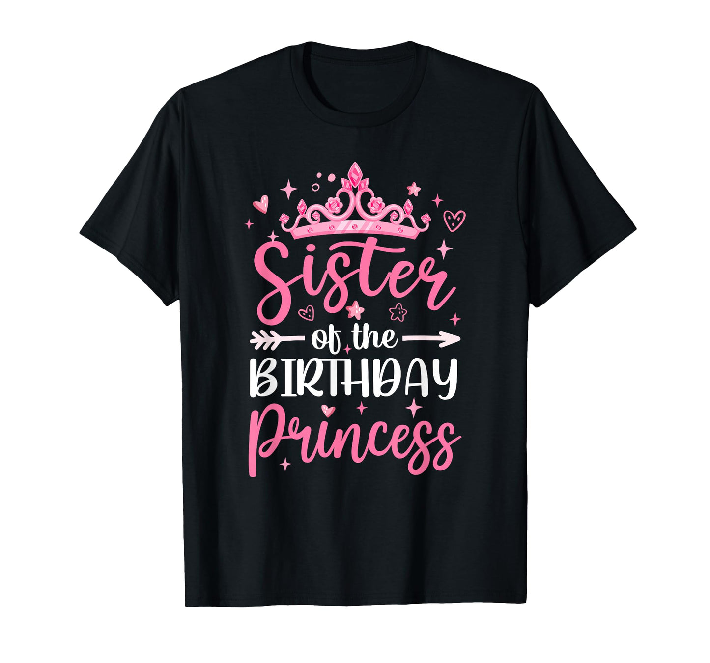 Sister Of The Birthday Princess Birthday Girl Kid Family T-Shirt