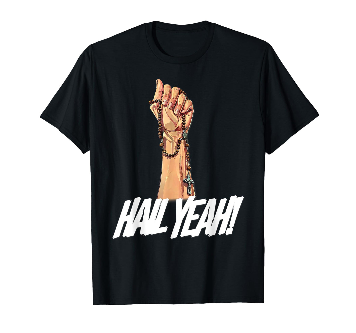 Pray The Rosary Blessed Mother Catholic T-Shirt