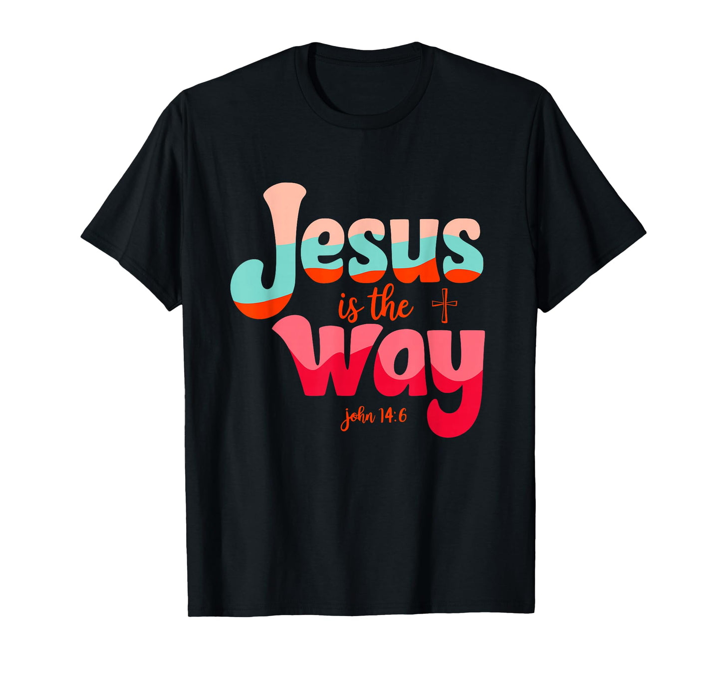 Jesus is The Way John 14:6 Spiritual Pastel T-Shirt