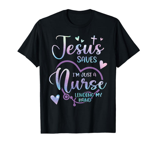 Christian Nurse Jesus T-Shirt