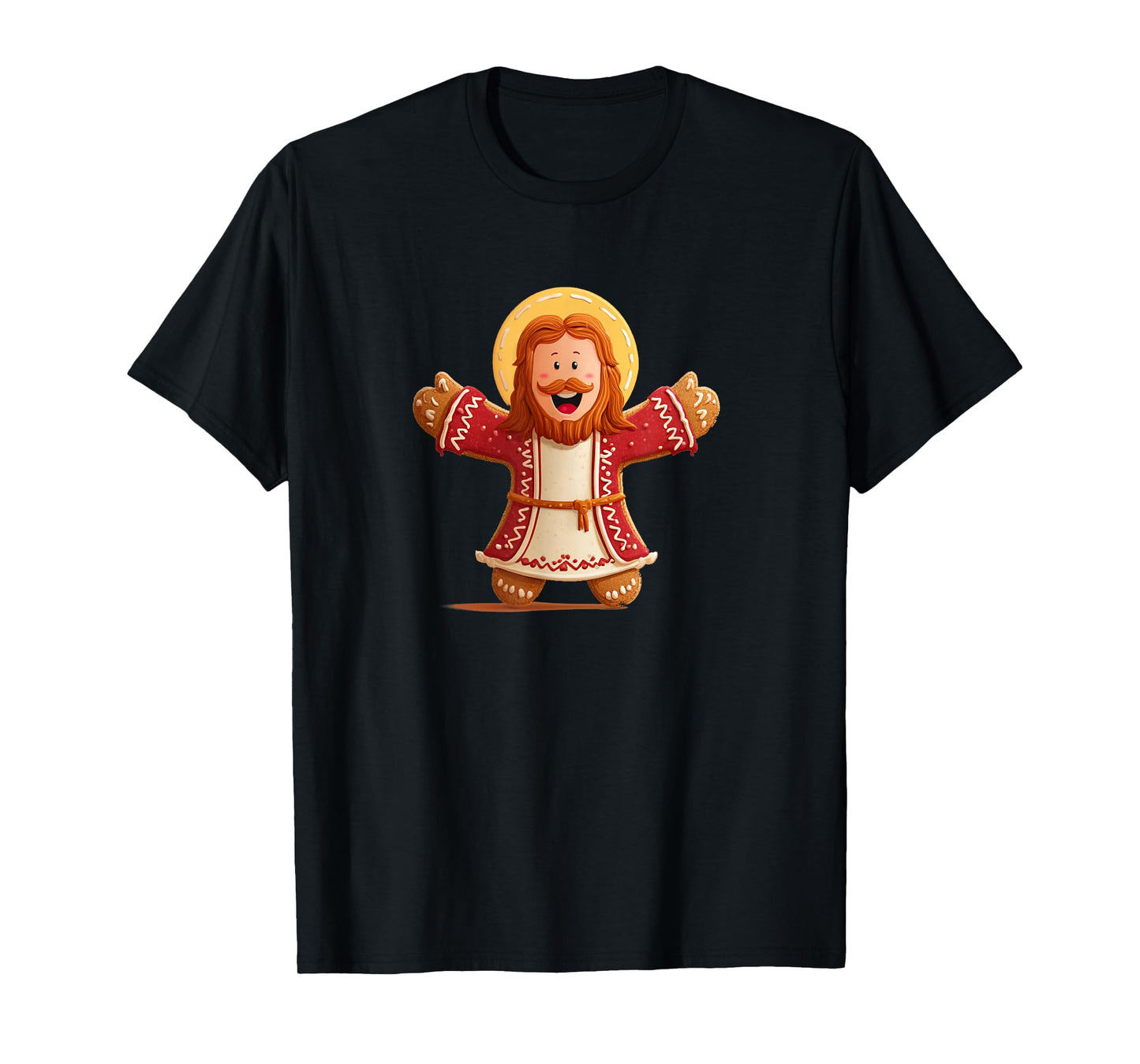 Nice Happy Gingerbread Jesus Christ T-Shirt