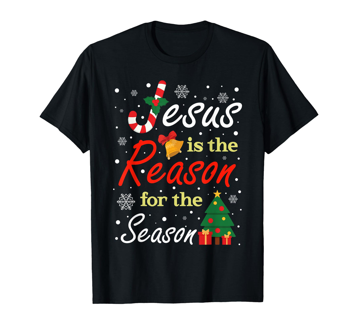 Xmas Jesus is The Reason for The Season Christmas Christian T-Shirt