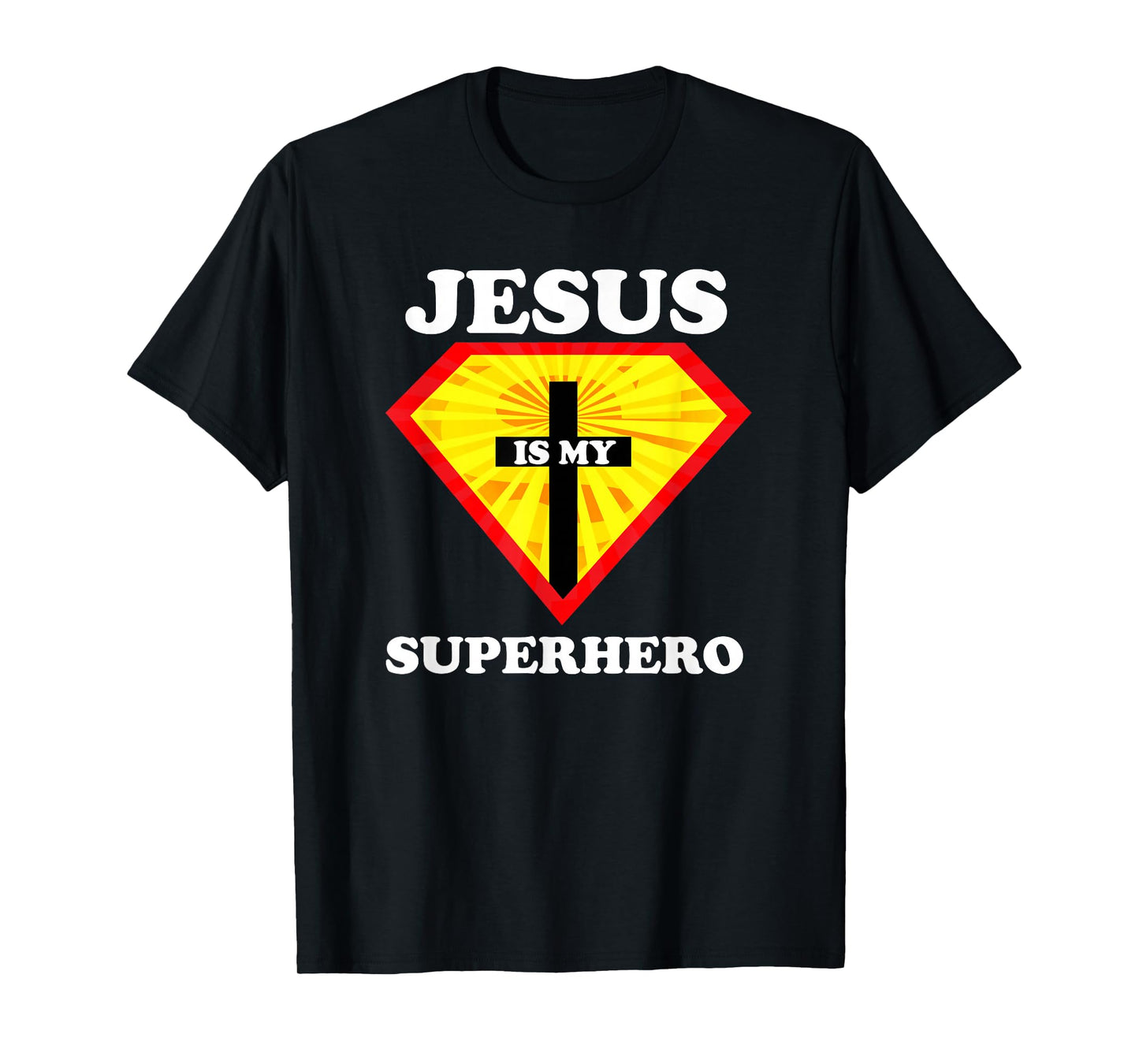 Jesus Is My Superhero Cute Powerful Christian Gift American T-Shirt