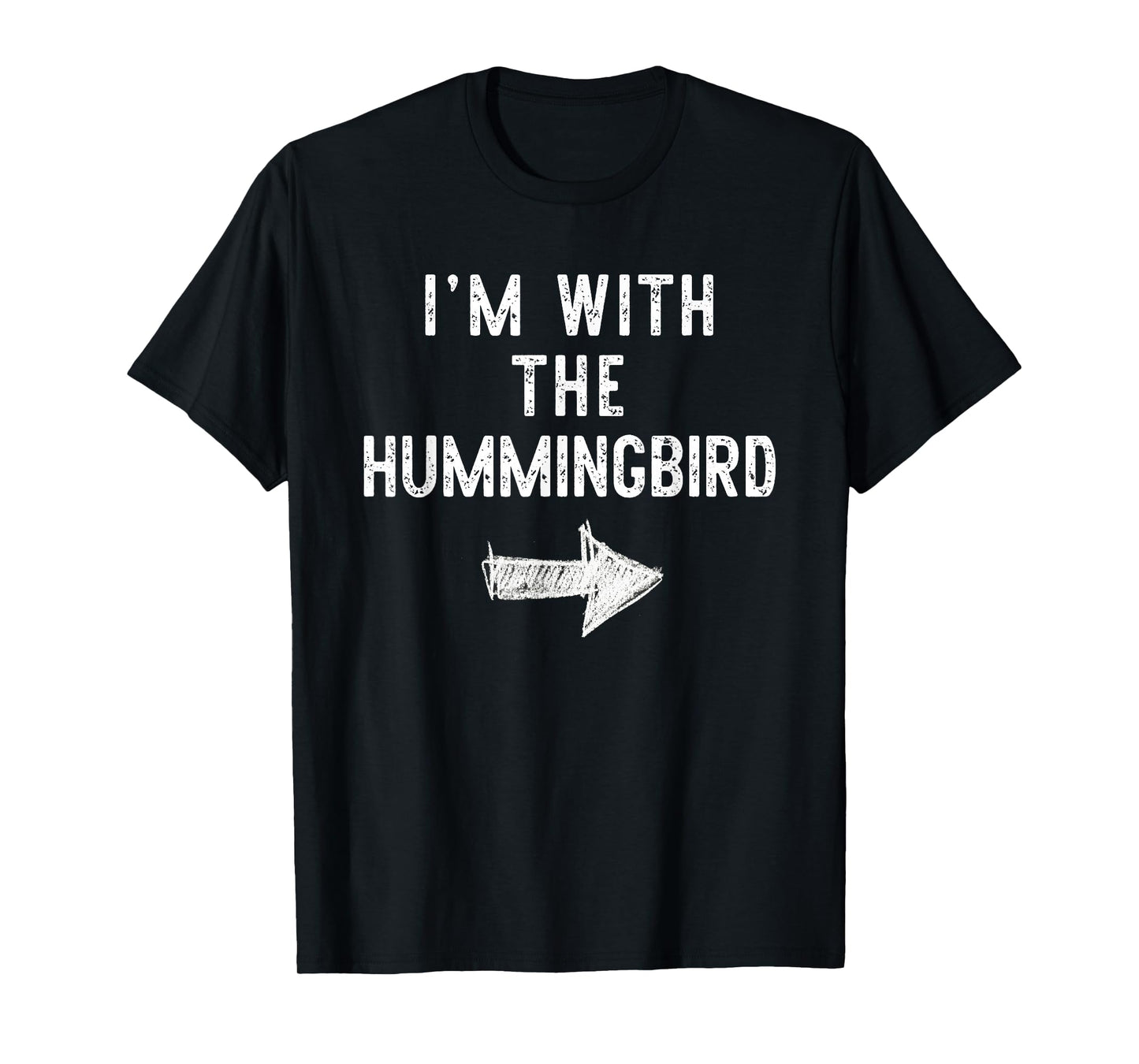 I'm With Hummingbird Costume Couple Halloween Humming-Bird T-Shirt