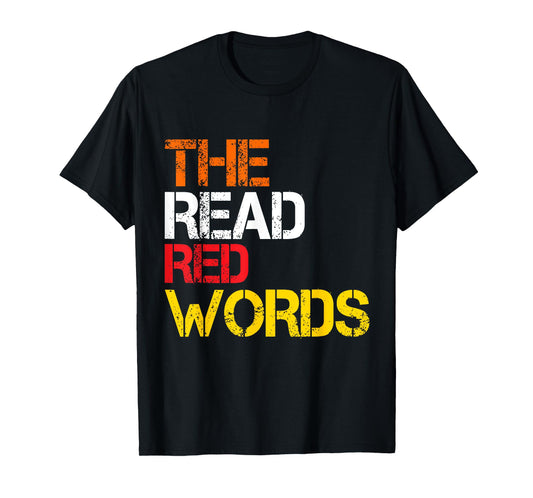 Read The Red Words Religious Christian Men Women T-Shirt