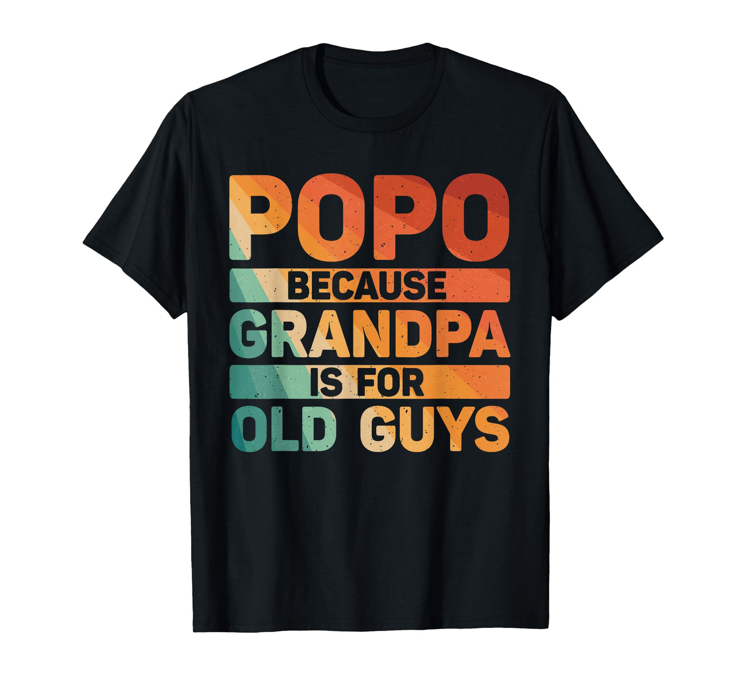 Popo Design For Grandpa From Grandkids Father's Day Popo T-Shirt
