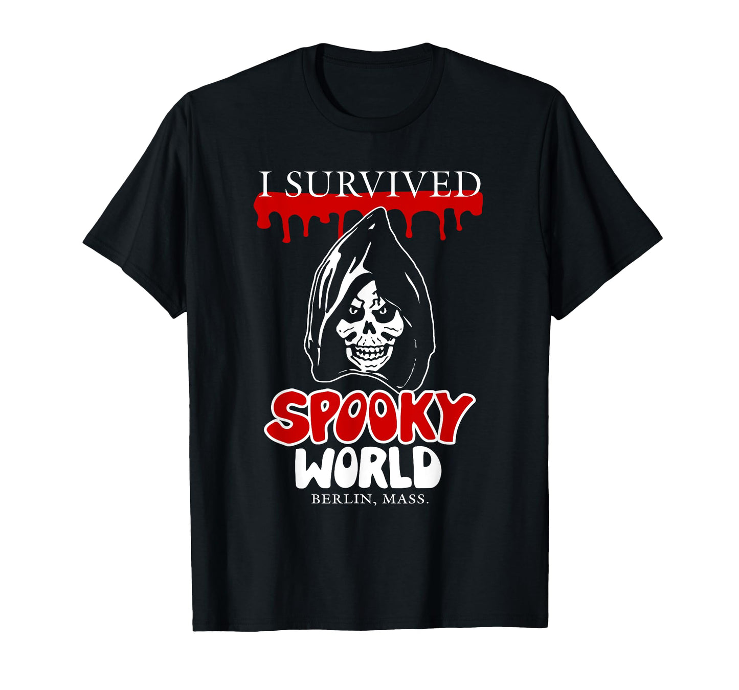 I Survived Spooky World funny design T-Shirt