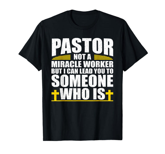 Best Pastor Appreciation Art For Men Women Preacher Minister T-Shirt
