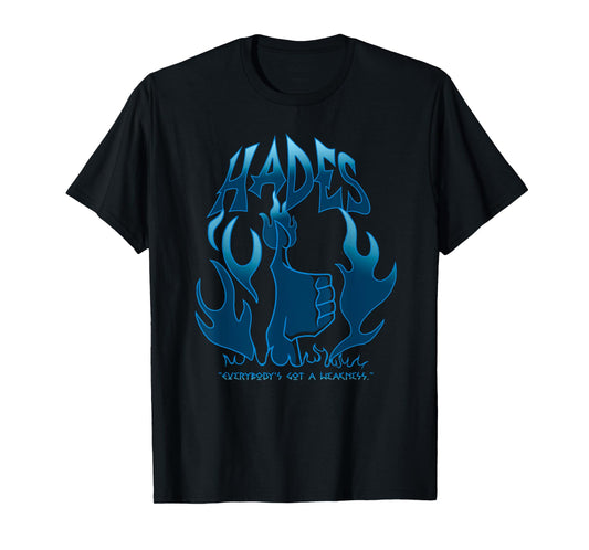 Disney Hercules Hades Everybody's Got A Weakness Blue Fire T-Shirt