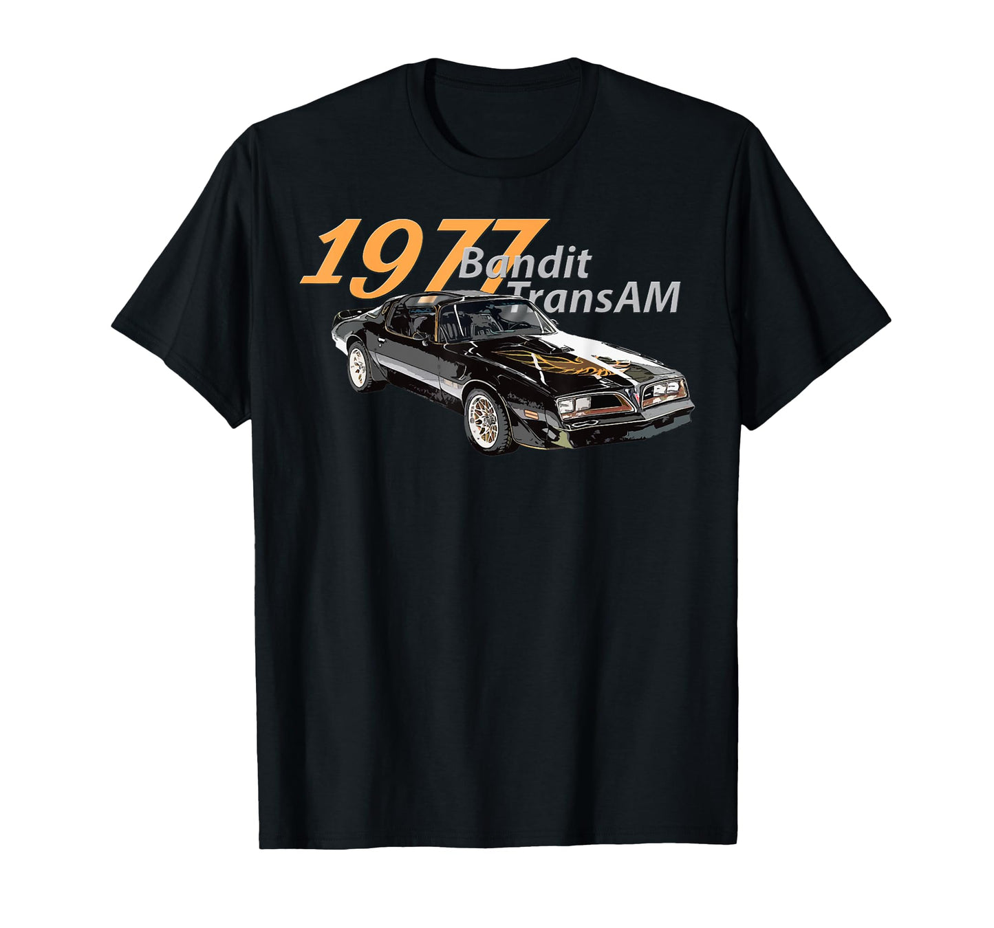 1977 77 trans am vintage black car MUSCLE CARS 70s CLASSIC T-Shirt