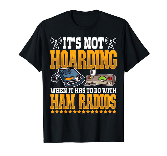 Best Licensed Amateur Ham Radio Operator Designs Unisex-Adults Black Short Sleeve Classic Fit T-Shirt