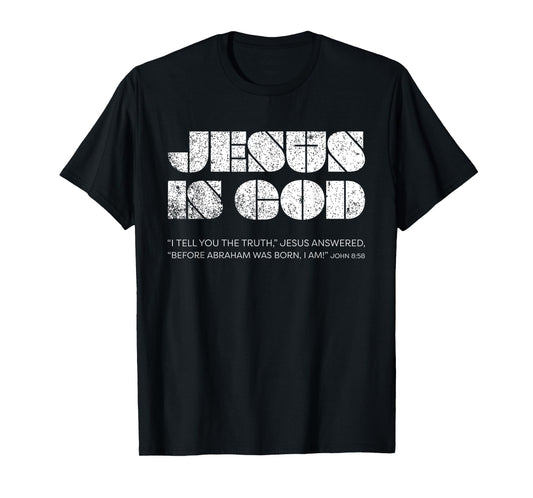Vintage Jesus Is God, Lord and Savior Jesus Christian T-Shirt