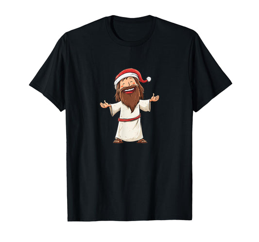 Great Christmas Jesus with Hat Costume T-Shirt