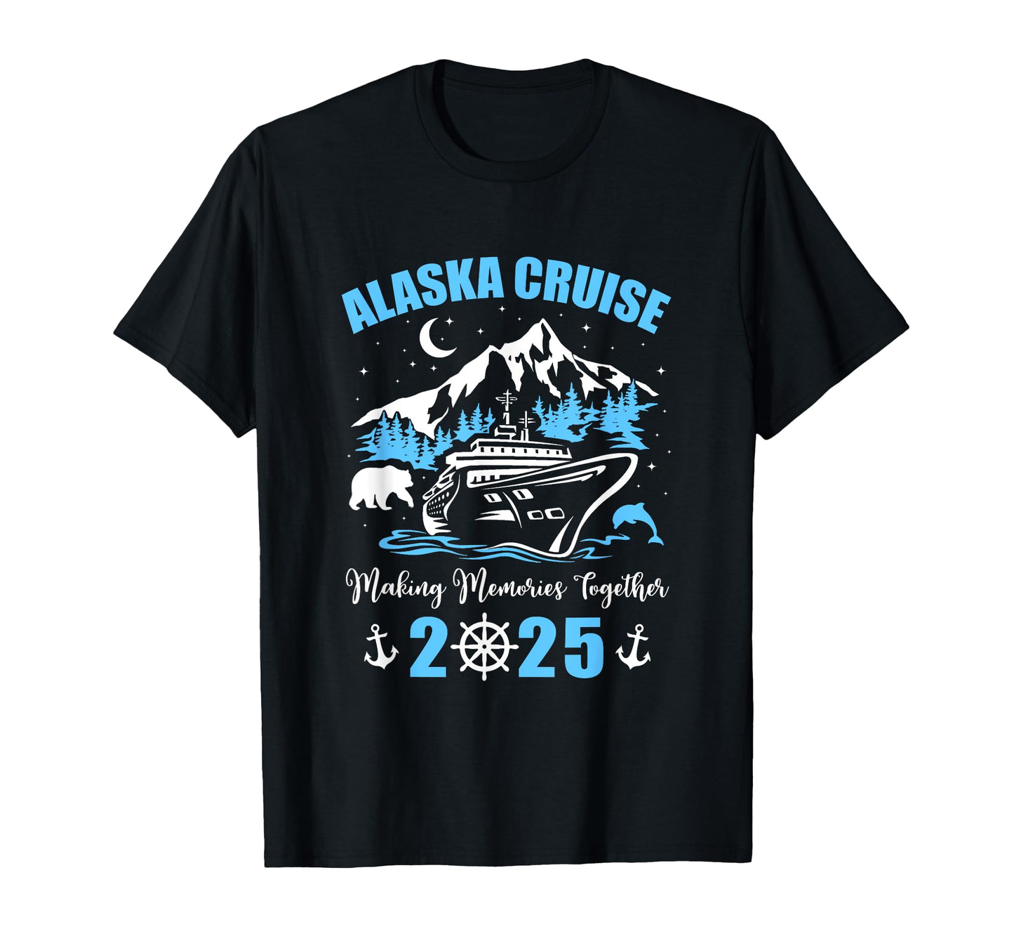 Matching Family Friends And Group Alaska Cruise 2025 T-Shirt