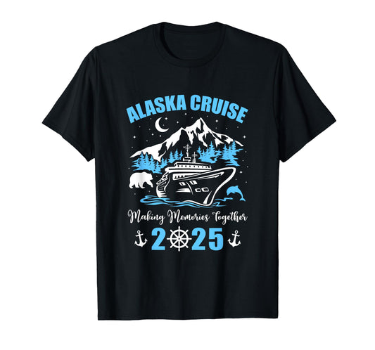 Matching Family Friends And Group Alaska Cruise 2025 T-Shirt
