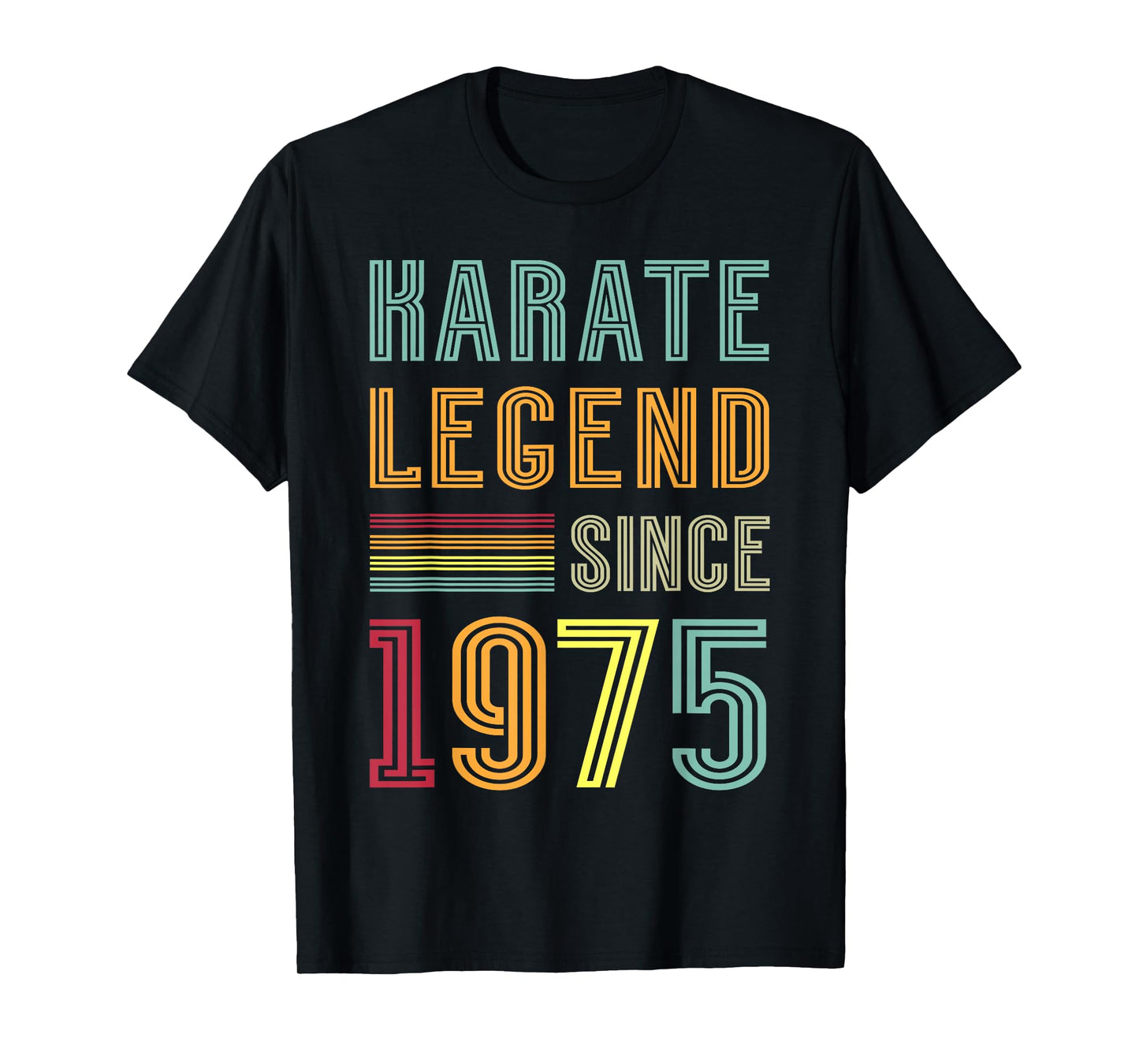 Karate Legend 1975 50 Year Sport Coach 50th Birthday Karate T-Shirt