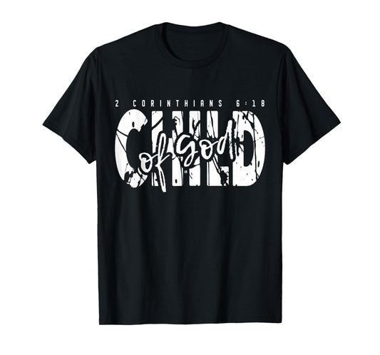 Child of God Christian Retro Jesus Faith Christian Gift T-Shirt