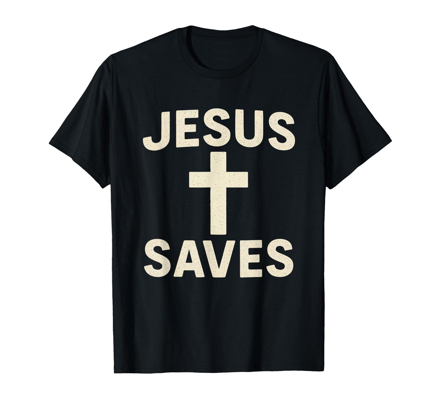 Jesus Saves Cross Subtle Christian Minimal Religious Faith T-Shirt